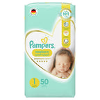 Pampers Ultimate Comfort Taped Diapers Size 1 2–5kg 50 Count
