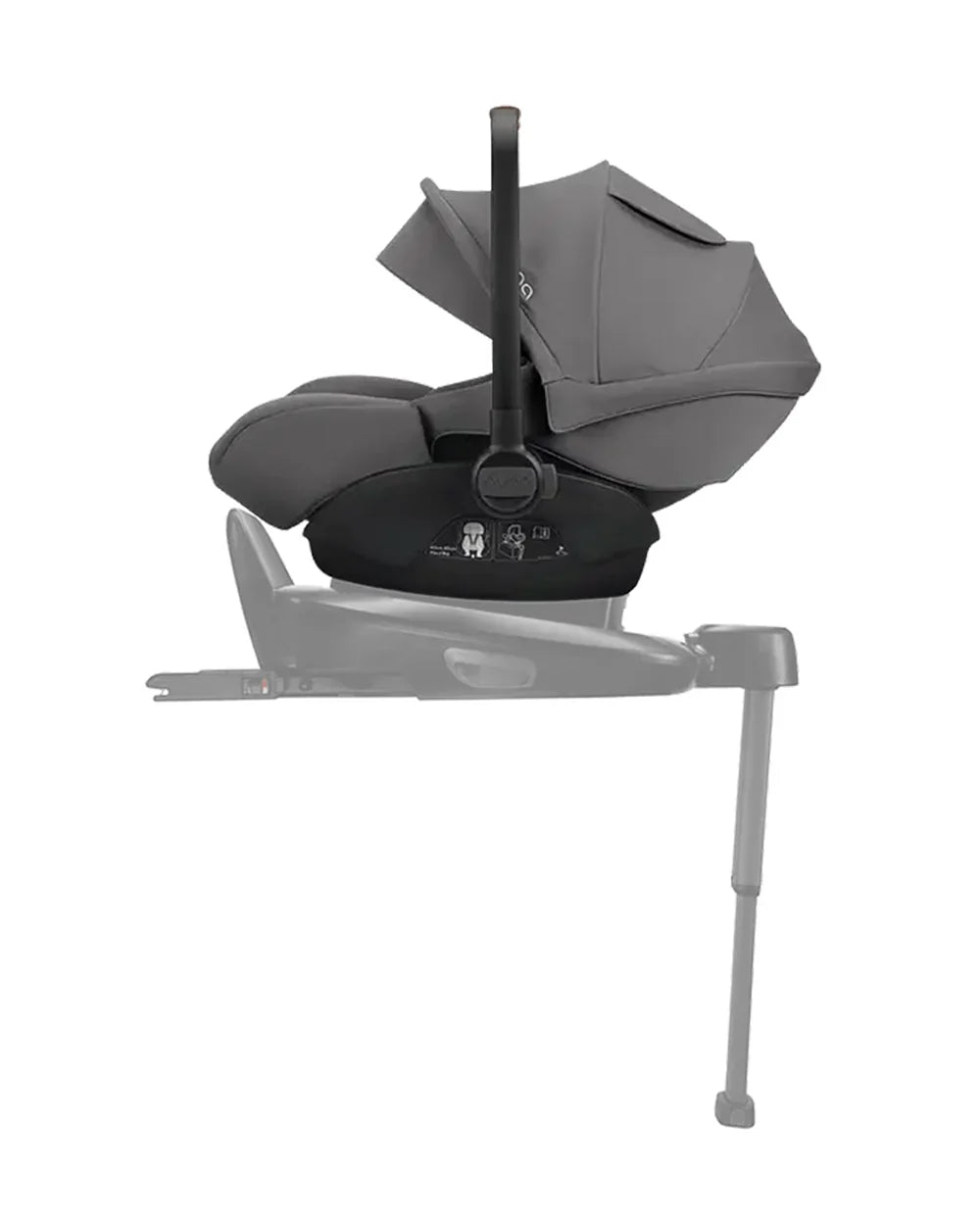 Nuna Arra Next Baby Car Seat-Rear Facing-3 Positions & 157 Degrees Flat Reclining Seat-Lightweight-10 Positions Adjustable Headrest-For 0 to 1.5Y (Upto 13 Kg)-Granite