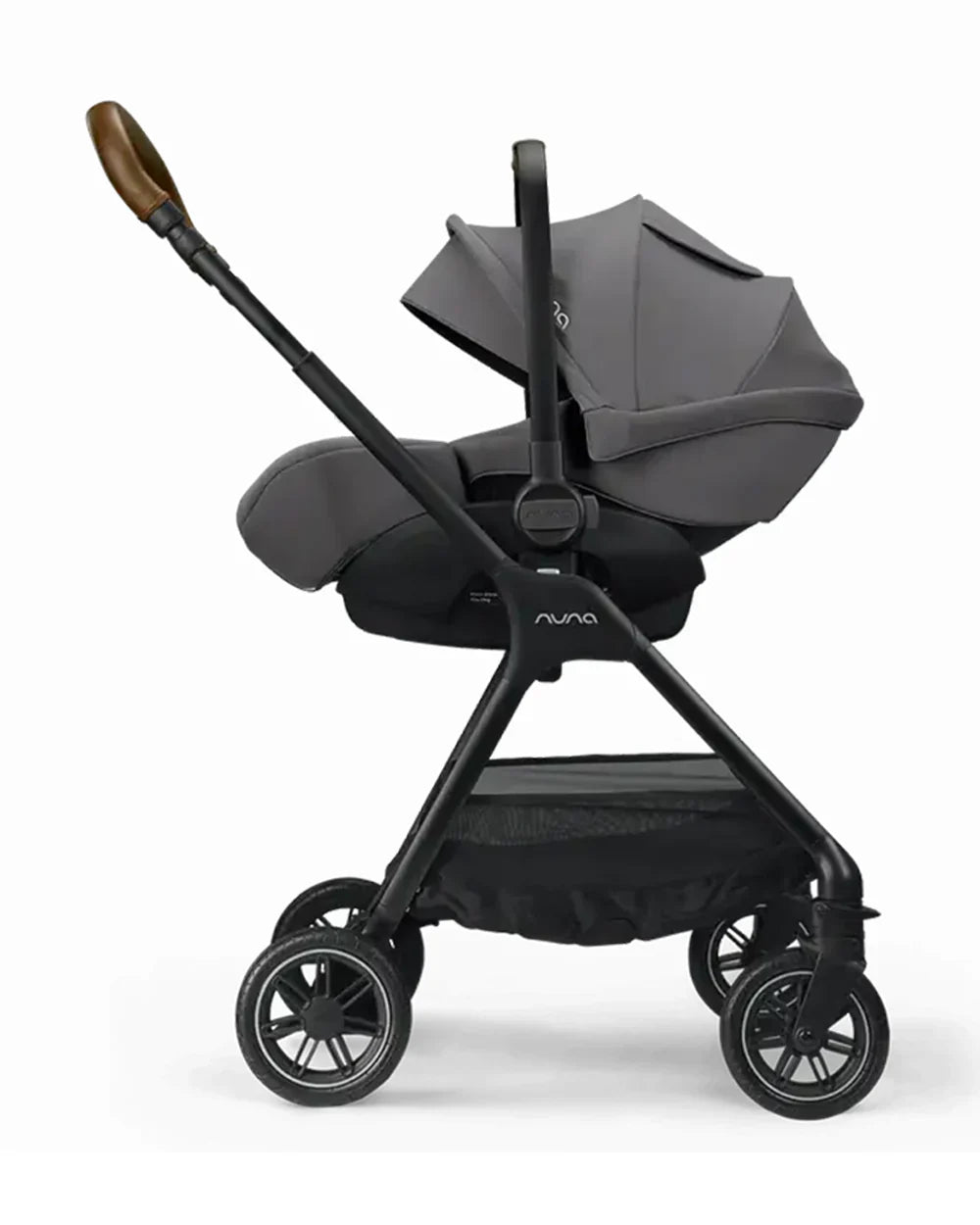 Nuna Arra Next Baby Car Seat-Rear Facing-3 Positions & 157 Degrees Flat Reclining Seat-Lightweight-10 Positions Adjustable Headrest-For 0 to 1.5Y (Upto 13 Kg)-Granite