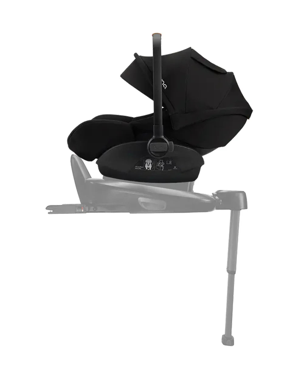 Nuna Arra Next Baby Car Seat-Rear Facing-3 Positions & 157 Degrees Flat Reclining Seat-Lightweight-10 Positions Adjustable Headrest-For 0 to 1.5Y (Upto 13 Kg)-Caviar