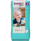 Bambo Nature Premium Baby Tape Diapers for Babies, Medium Size (4-8 Kgs), Super Absorbent, Breathable, Extra Soft, Dermatologically Tested, Hypoallergenic Infant Nappies With Wetness Indicator - 52 COUNTS
