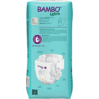 Bambo Nature Premium Baby Tape Diapers for Babies, Medium Size (4-8 Kgs), Super Absorbent, Breathable, Extra Soft, Dermatologically Tested, Hypoallergenic Infant Nappies With Wetness Indicator - 52 COUNTS