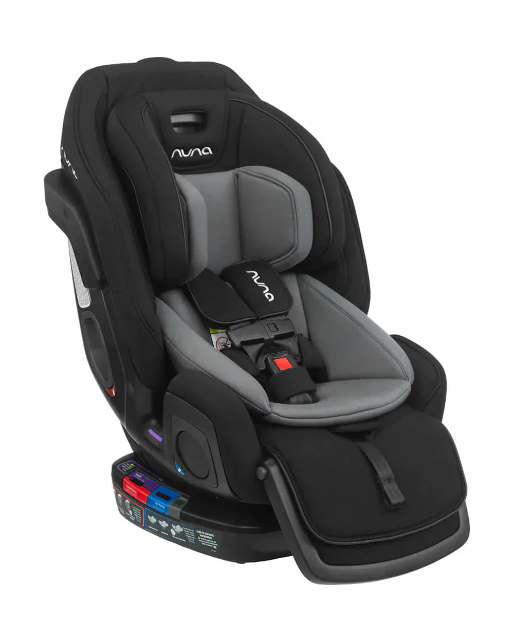 Nuna Exec-Baby Car Seat-Convertible (Front & Rear Facing)-Aeroflex Side Impact Protection System-For 0M+ (Upto 55Kg)-Caviar