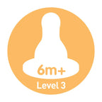 Dr. Brown's Natural Flow Narrow Baby Bottle Silicone Level 3 Nipple, 2-Pack SKU: 332-INA