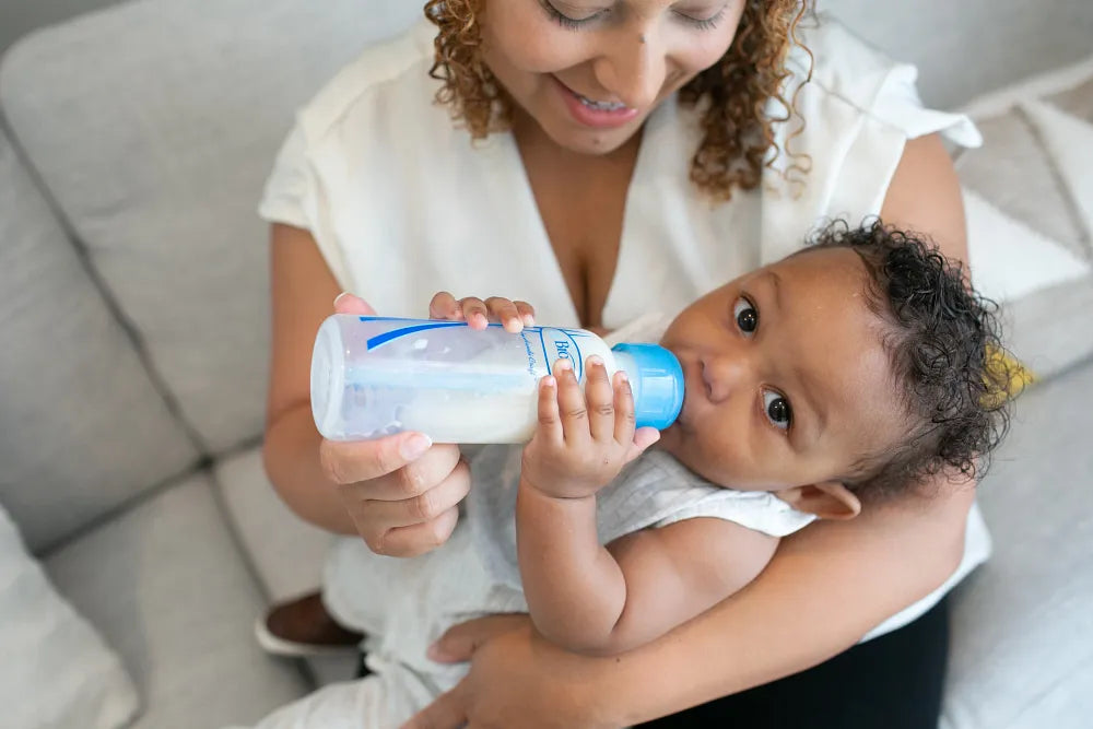 Dr. Brown's Natural Flow Anti-Colic Options+ Narrow Baby Bottle, 8 oz/250 ml, Blue, 2-Pack