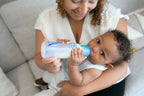 Dr. Brown's Natural Flow Anti-Colic Options+ Narrow Baby Bottle, 8 oz/250 ml, Blue, 2-Pack
