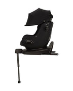Nuna PRUU Aire Baby Car Seat-Convertible (Forward & Rear Facing)-360 Degrees Rotation-With Retractabe Sun Canopy-Moisture Absorbing Airy Mesh-5 Positions Recline In Both Mode-For 0 to 4Y (Upto 19 Kg)-Caviar