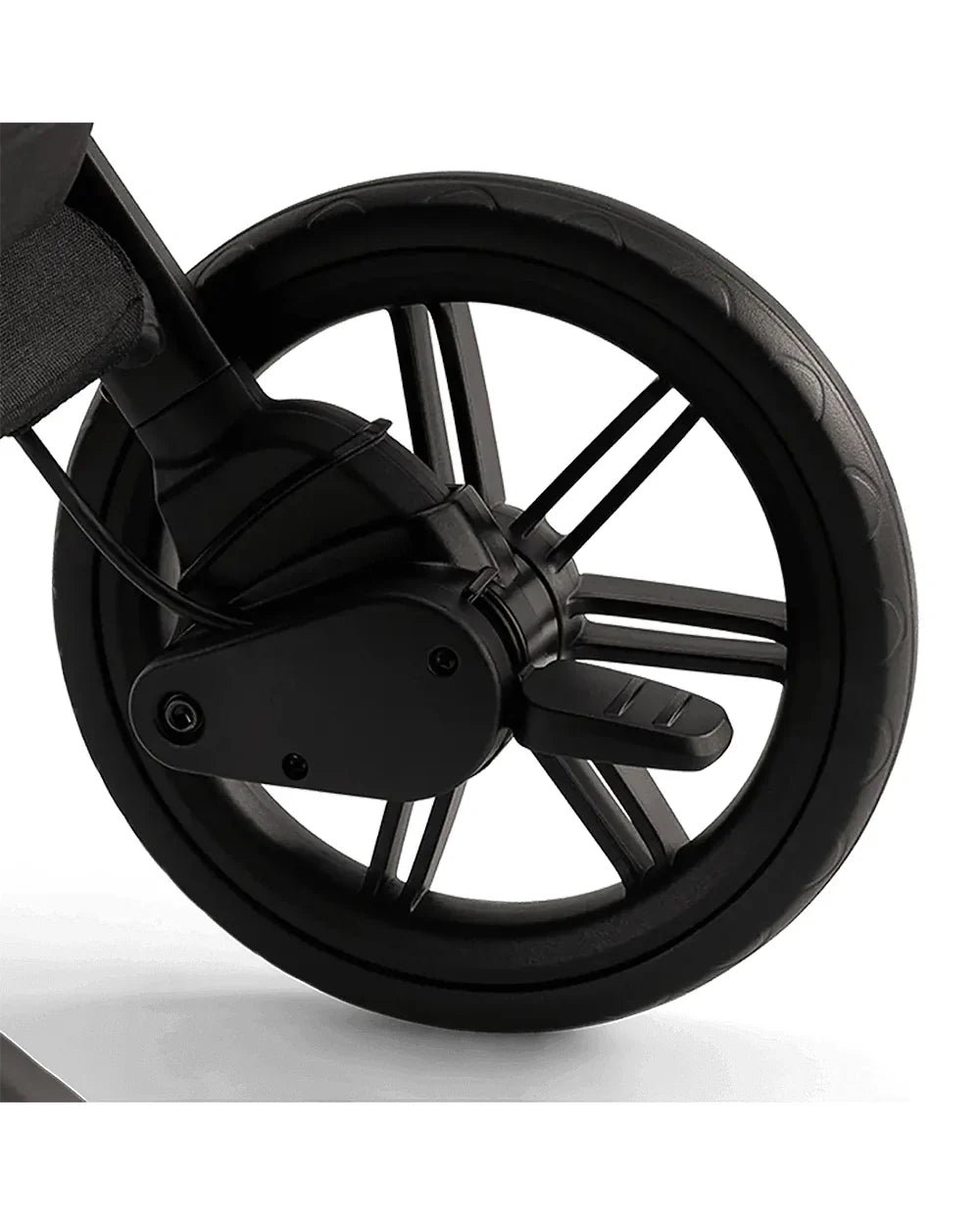 Nuna TRVL LX Cabin Friendly Baby Stroller-With Cup Holder-One Hand Fold-Big Rear Wheels-Car Seat Compatible-Includes Rain Cover & Travel Bag-2 Years Warranty-Pram for 0 to 4Y (Upto 22Kg)-Caviar