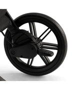 Nuna TRVL LX Cabin Friendly Baby Stroller-With Cup Holder-One Hand Fold-Big Rear Wheels-Car Seat Compatible-Includes Rain Cover & Travel Bag-2 Years Warranty-Pram for 0 to 4Y (Upto 22Kg)-Caviar