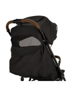 Nuna TRVL LX Cabin Friendly Baby Stroller-With Cup Holder-One Hand Fold-Big Rear Wheels-Car Seat Compatible-Includes Rain Cover & Travel Bag-2 Years Warranty-Pram for 0 to 4Y (Upto 22Kg)-Caviar