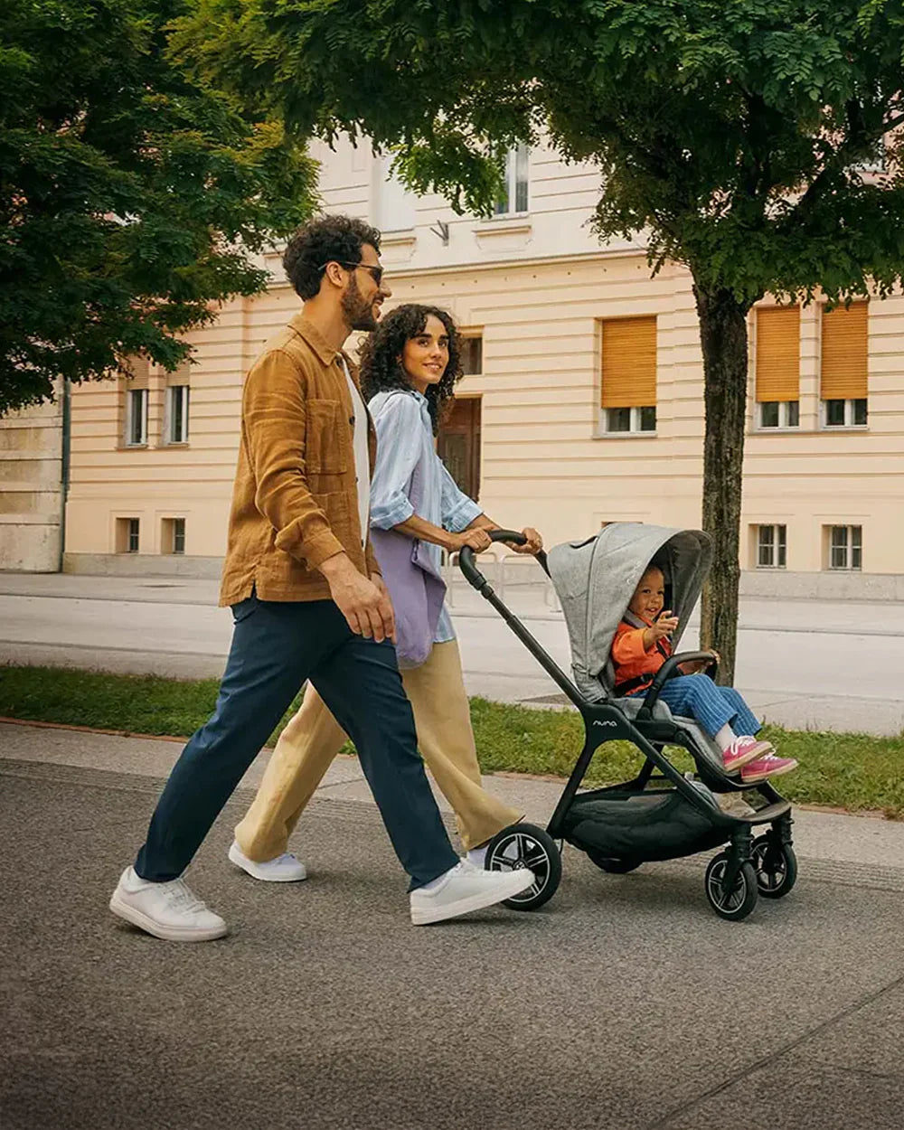 Nuna TRIV Next Stroller BMW Collection-With Cup Holder & Travel Bag-Metal BMW Badge On Window Flap-Exclusvie Wheels With BMW Trinity Pattern-Pram for 0 to 4Y (Upto 22Kg)-Graphene