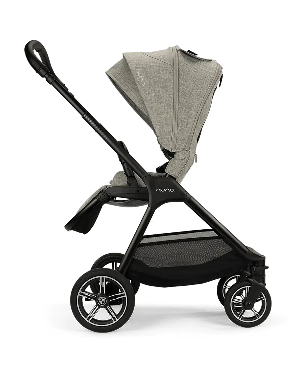 Nuna TRIV Next Stroller BMW Collection-With Cup Holder & Travel Bag-Metal BMW Badge On Window Flap-Exclusvie Wheels With BMW Trinity Pattern-Pram for 0 to 4Y (Upto 22Kg)-Graphene