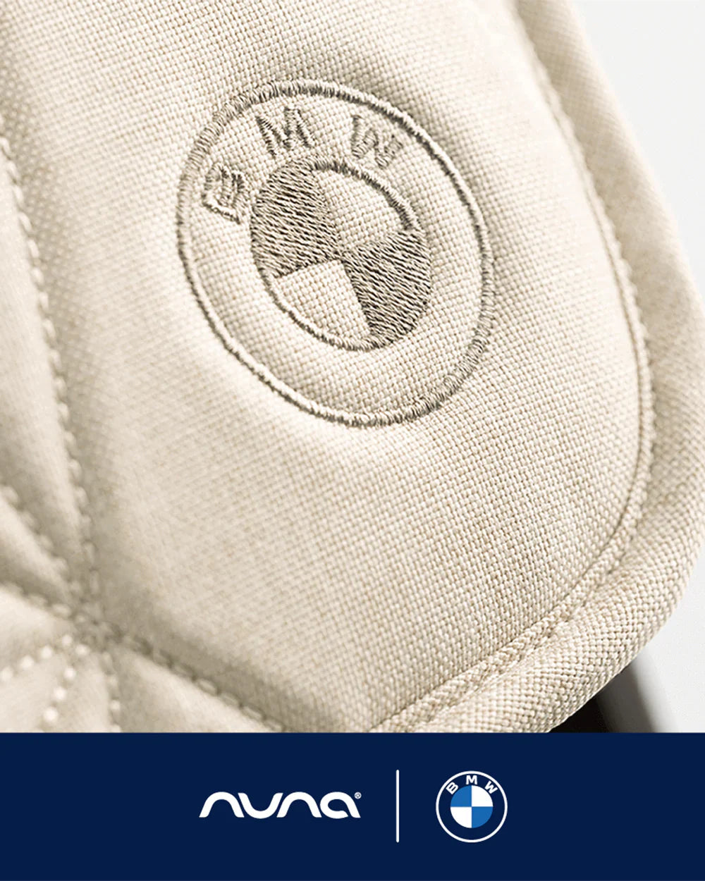 Nuna TRVL LX BMW Collection Cabin Friendly Stroller-With Cup Holder-Metal BMW Badge On Window Flap-Exclusive Wheels With BMW Logo-2 Years Warranty-Pram for 0 to 4Y (Upto 22Kg)-Mica