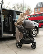 Nuna PIPA Urbn Baby Car Seat-Rear Facing-TUV Aircraft Certified-Integrated ISOFIX Connectors for Easy Installation-Ultra Lightweight-For 0M+ (Upto 13Kg)-Caviar