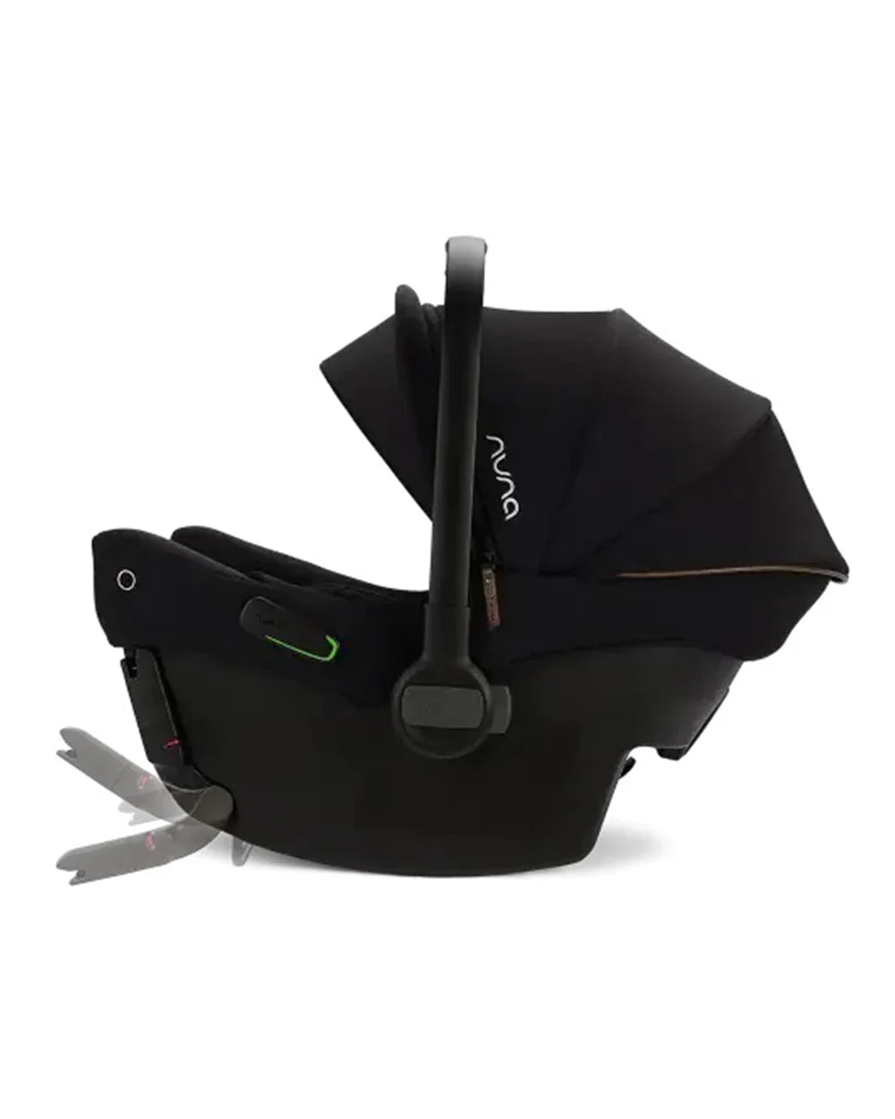 Nuna PIPA Urbn Baby Car Seat-Rear Facing-TUV Aircraft Certified-Integrated ISOFIX Connectors for Easy Installation-Ultra Lightweight-For 0M+ (Upto 13Kg)-Caviar
