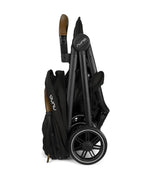 Nuna TRVL Cabin Friendly Baby Stroller-With Cup Holder-One Touch Fold-Compact Size-Pram for 0M+ (Upto 22Kg)-Caviar
