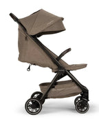 Nuna TRVL Cabin Friendly Baby Stroller-With Cup Holder-One Touch Fold-Compact Size-Pram for 0M+ (Upto 22Kg)-Cedar