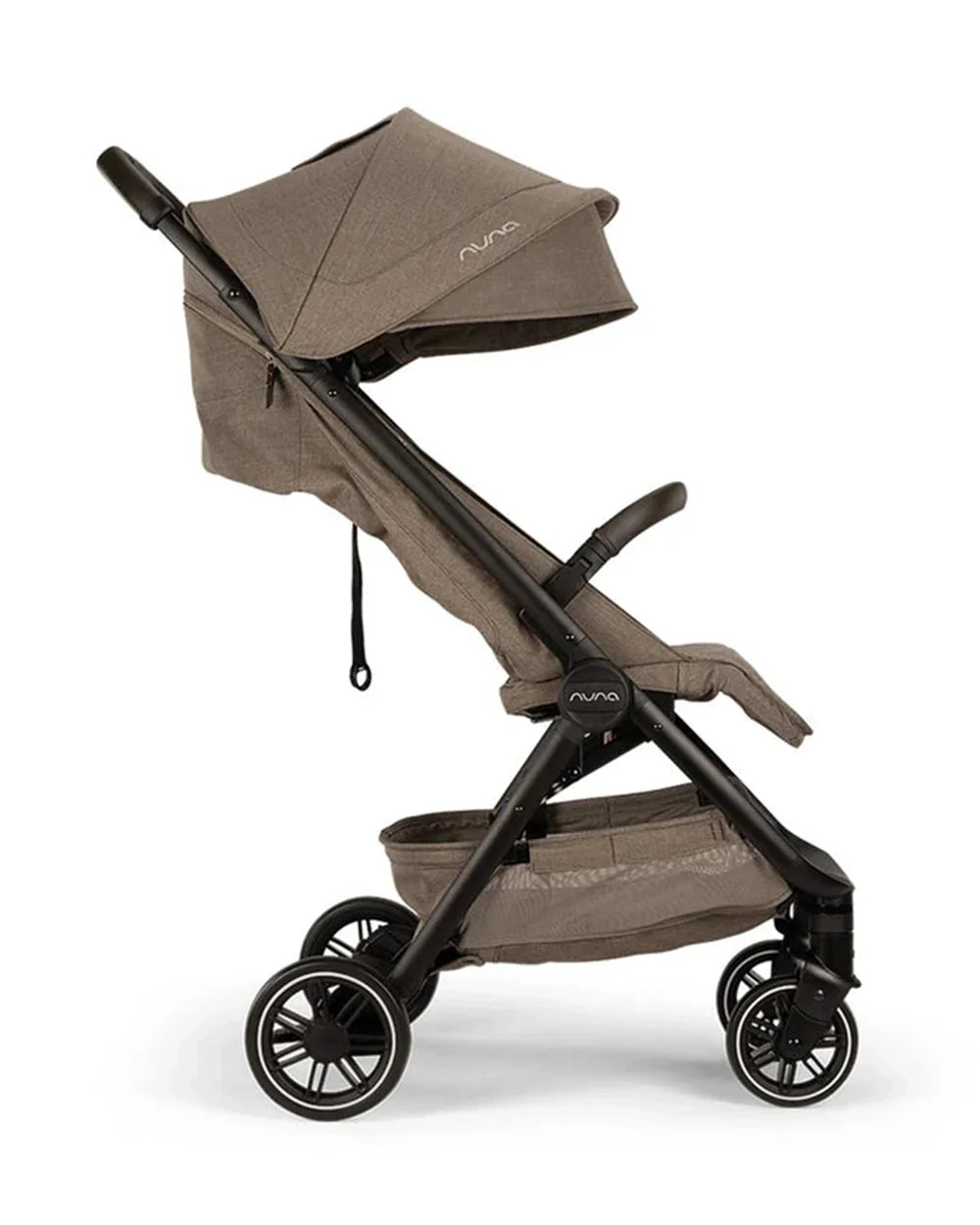 Nuna TRVL Cabin Friendly Baby Stroller-With Cup Holder-One Touch Fold-Compact Size-Pram for 0M+ (Upto 22Kg)-Cedar