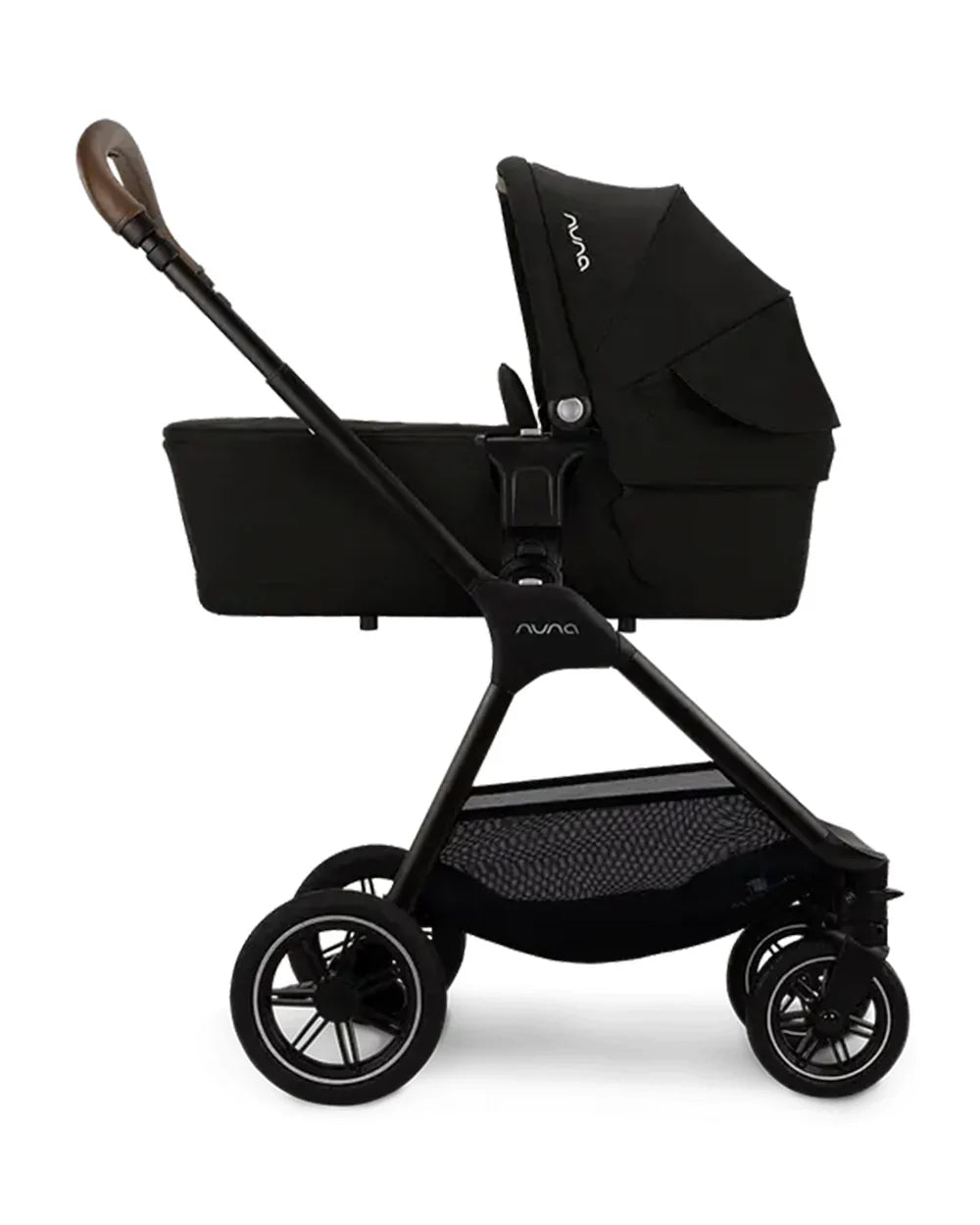 Nuna LYTL BMW Collection Carry Cot-Embroidered BMW Logo On Top Cover-Metal BMW Badge On Window Flap-Includes Rain Cover-2 Years Warranty-Upto 9 Kg-CAVIAR