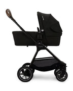Nuna LYTL BMW Collection Carry Cot-Embroidered BMW Logo On Top Cover-Metal BMW Badge On Window Flap-Includes Rain Cover-2 Years Warranty-Upto 9 Kg-CAVIAR