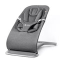 Ergobaby Evolve 3-in-1 Bouncer – Adjustable Multi-Position Baby Bouncer Seat with Newborn Insert, Head to Hip Support, Ergonomic & Lightweight Rocking Chair, Folds Flat for Easy Storage, From Newborn to Toddler, 2-13 Kgs, Birth - 2Years-CHARCOAL GREY