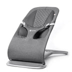 Ergobaby Evolve 3-in-1 Bouncer – Adjustable Multi-Position Baby Bouncer Seat with Newborn Insert, Head to Hip Support, Ergonomic & Lightweight Rocking Chair, Folds Flat for Easy Storage, From Newborn to Toddler, 2-13 Kgs, Birth - 2Years-CHARCOAL GREY