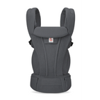 Ergobaby Omni Deluxe Baby Carrier – Lightweight, Breathable Mesh, Adjustable Waistbelt, Lumbar Support, 4 Carry Positions, Privacy Hood, 6 Pockets, Newborn to Toddler (3–20 kg, 0–4 Years), Graphite Grey