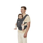 Ergobaby Omni Deluxe Baby Carrier – Lightweight, Breathable Mesh, Adjustable Waistbelt, Lumbar Support, 4 Carry Positions, Privacy Hood, 6 Pockets, Newborn to Toddler (3–20 kg, 0–4 Years), Graphite Grey