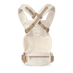 Ergobaby Omni Deluxe Baby Carrier - Lightweight Newborn to Toddler Carrier with Breathable Linen Fabric, Enhanced Lumbar Support, Adjustable Waistbelt & Cross Straps, Privacy Hood, 4 Carry Positions, 6 Storage Pockets, 3-20Kgs, Birth - 4 Years, Linen