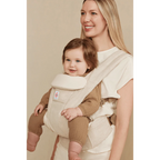 Ergobaby Omni Deluxe Baby Carrier - Lightweight Newborn to Toddler Carrier with Breathable Linen Fabric, Enhanced Lumbar Support, Adjustable Waistbelt & Cross Straps, Privacy Hood, 4 Carry Positions, 6 Storage Pockets, 3-20Kgs, Birth - 4 Years, Linen