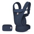 Ergobaby Omni Deluxe Baby Carrier – Lightweight, Breathable Mesh, Adjustable Waistbelt, Lumbar Support, 4 Carry Positions, Privacy Hood, 6 Pockets, Newborn to Toddler (3–20 kg, 0–4 Years), Midnight Blue