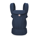 Ergobaby Omni Deluxe Baby Carrier – Lightweight, Breathable Mesh, Adjustable Waistbelt, Lumbar Support, 4 Carry Positions, Privacy Hood, 6 Pockets, Newborn to Toddler (3–20 kg, 0–4 Years), Midnight Blue