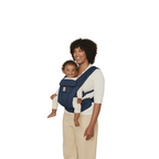 Ergobaby Omni Deluxe Baby Carrier – Lightweight, Breathable Mesh, Adjustable Waistbelt, Lumbar Support, 4 Carry Positions, Privacy Hood, 6 Pockets, Newborn to Toddler (3–20 kg, 0–4 Years), Midnight Blue
