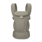 Ergobaby Omni Deluxe Baby Carrier - Lightweight Newborn to Toddler Carrier with Breathable Soft Mesh, Enhanced Lumbar Support, Adjustable Waistbelt & Cross Straps, Privacy Hood, 4 Carry Positions, 6 Storage Pockets, 3-20Kgs, Birth - 4 Years - Soft Olive