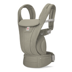 Ergobaby Omni Deluxe Baby Carrier - Lightweight Newborn to Toddler Carrier with Breathable Soft Mesh, Enhanced Lumbar Support, Adjustable Waistbelt & Cross Straps, Privacy Hood, 4 Carry Positions, 6 Storage Pockets, 3-20Kgs, Birth - 4 Years - Soft Olive