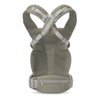 Ergobaby Omni Deluxe Baby Carrier - Lightweight Newborn to Toddler Carrier with Breathable Soft Mesh, Enhanced Lumbar Support, Adjustable Waistbelt & Cross Straps, Privacy Hood, 4 Carry Positions, 6 Storage Pockets, 3-20Kgs, Birth - 4 Years - Soft Olive