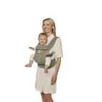 Ergobaby Omni Deluxe Baby Carrier - Lightweight Newborn to Toddler Carrier with Breathable Soft Mesh, Enhanced Lumbar Support, Adjustable Waistbelt & Cross Straps, Privacy Hood, 4 Carry Positions, 6 Storage Pockets, 3-20Kgs, Birth - 4 Years - Soft Olive