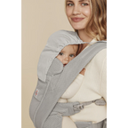 Ergobaby Omni Deluxe Baby Carrier - Lightweight Newborn to Toddler Carrier with Breathable Soft Mesh, Enhanced Lumbar Support, Adjustable Waistbelt & Cross Straps, Privacy Hood, 4 Carry Positions, 6 Storage Pockets, 3-20Kgs, Birth - 4 Years, Pearl Grey