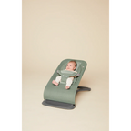 Ergobaby Evolve 3-in-1 Bouncer – Adjustable Multi-Position Baby Bouncer Seat with Newborn Insert, Head to Hip Support, Ergonomic & Lightweight Rocking Chair, Folds Flat for Easy Storage, From Newborn to Toddler, 2-13 Kgs, Birth - 2Years-SAGE GREEN