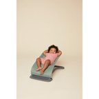 Ergobaby Evolve 3-in-1 Bouncer – Adjustable Multi-Position Baby Bouncer Seat with Newborn Insert, Head to Hip Support, Ergonomic & Lightweight Rocking Chair, Folds Flat for Easy Storage, From Newborn to Toddler, 2-13 Kgs, Birth - 2Years-SAGE GREEN