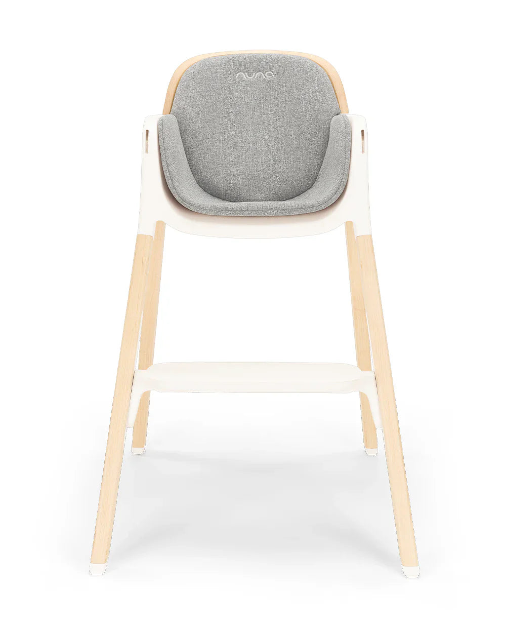 Nuna Bryn Baby High Chair-With Removable Seat Pad & Child Tray-Tool Free Assembly-Made From Premium Black Walnut & Maple Woods-For 6M+ (Upto 100 Kg)-Heritage