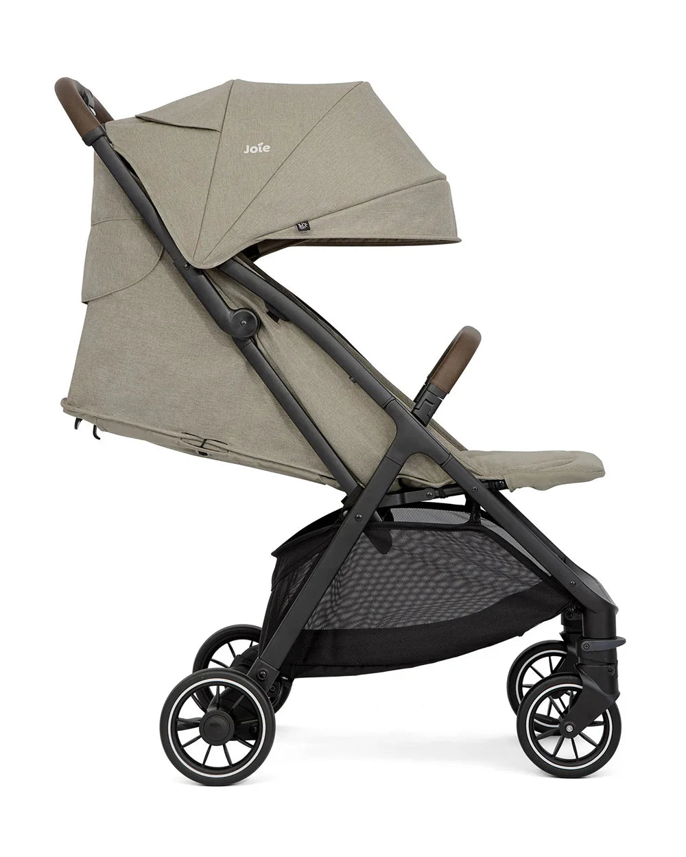 Joie Pact Pro Cabin Friendly Stroller-One Hand Fold-Flat Reclining Seat-Travel System Compatible-2 Years Warranty-Pram for 0 to 4Y (Upto 22 Kg)-OAK