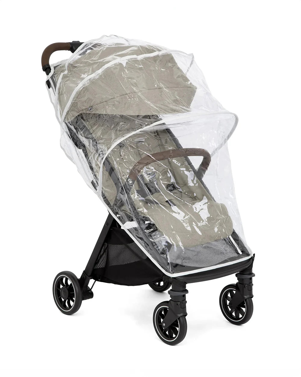 Joie Pact Pro Cabin Friendly Stroller-One Hand Fold-Flat Reclining Seat-Travel System Compatible-2 Years Warranty-Pram for 0 to 4Y (Upto 22 Kg)-OAK