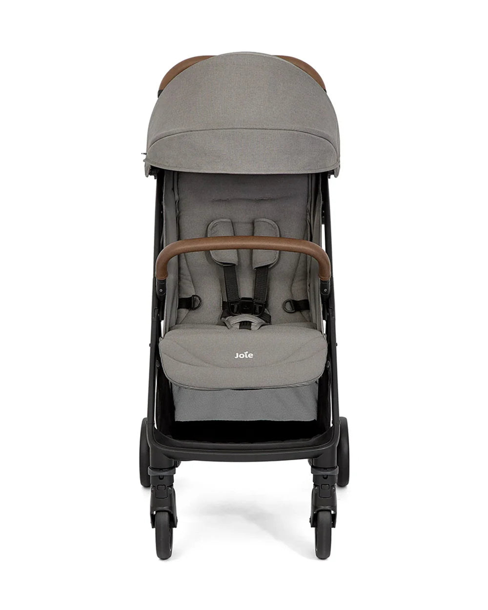 Joie Pact Pro Cabin Friendly Stroller-One Hand Fold-Flat Reclining Seat-Travel System Compatible-2 Years Warranty-Pram for 0 to 4Y (Upto 22 Kg)-Pebble