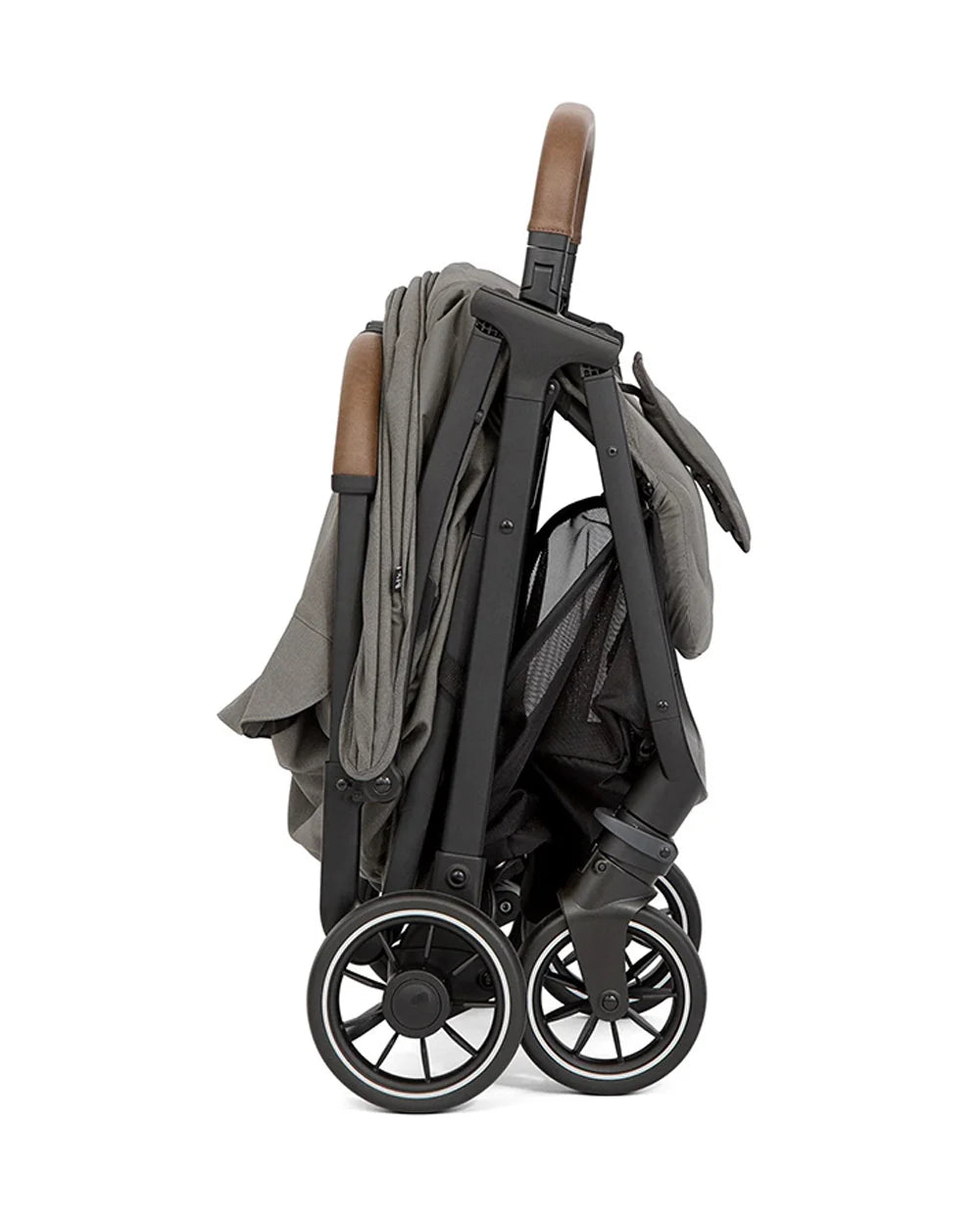 Joie Pact Pro Cabin Friendly Stroller-One Hand Fold-Flat Reclining Seat-Travel System Compatible-2 Years Warranty-Pram for 0 to 4Y (Upto 22 Kg)-Pebble