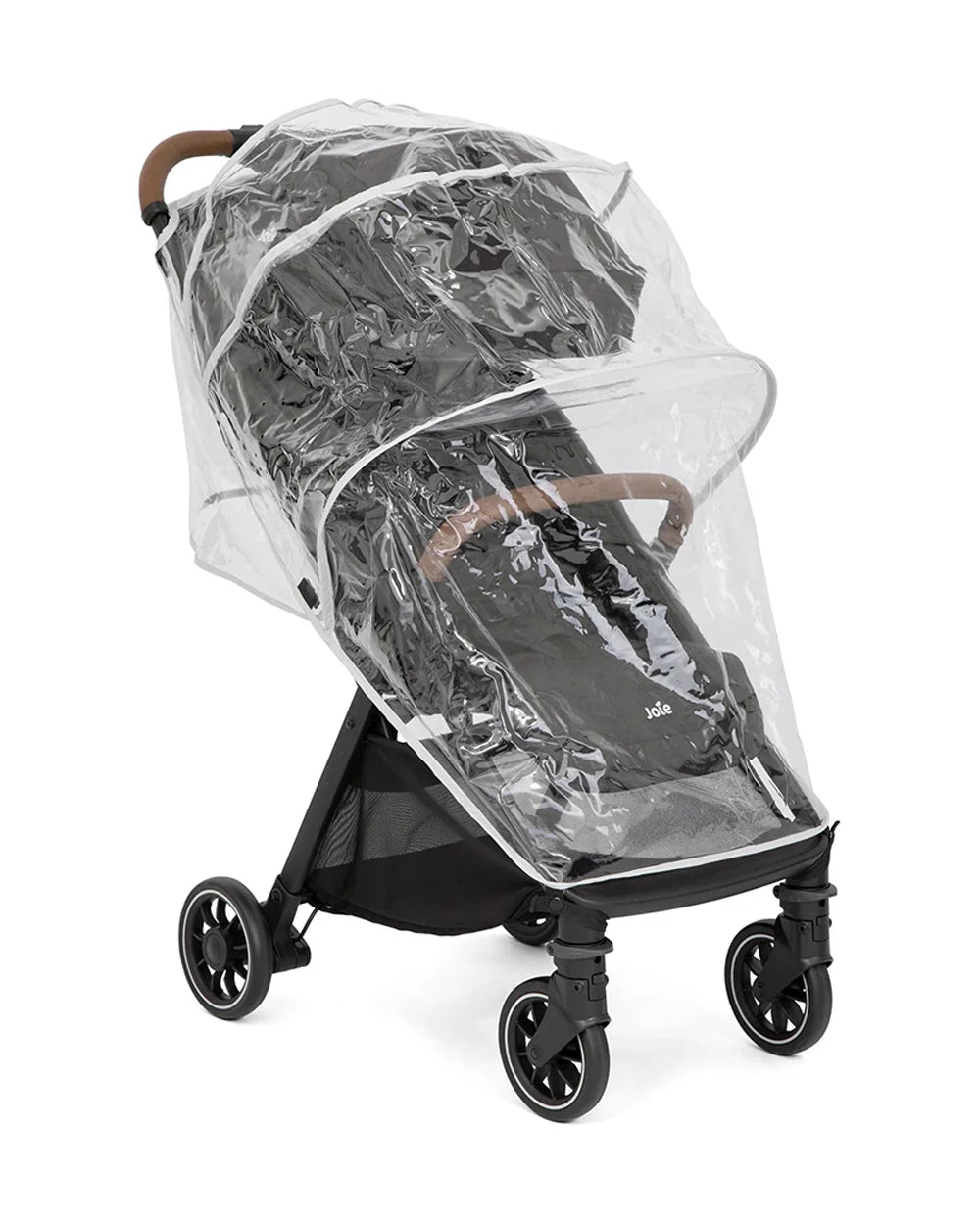 Joie Pact Pro Cabin Friendly Stroller-One Hand Fold-Flat Reclining Seat-Travel System Compatible-2 Years Warranty-Pram for 0 to 4Y (Upto 22 Kg)-Shale