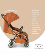 Leclerc Hexagon Cabin Friendly Stroller-One Touch Fold-2 Years Warranty-For 6M to 5Y (Upto 22Kg)-Heritage Sport