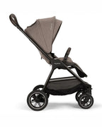 Nuna TRIV Next Stroller- Rain Cover & Post Adaptors-Reversible Seat-One Hand Fold-Pram for 0 to 4Y (Upto 22Kg)-Cedar