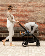 Nuna TRIV Next Stroller- Rain Cover & Post Adaptors-Reversible Seat-One Hand Fold-Pram for 0 to 4Y (Upto 22Kg)-Cedar