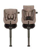 Nuna PRUU Aire Baby Car Seat-Convertible (Forward & Rear Facing)-360 Degrees Rotation-With Retractabe Sun Canopy-Moisture Absorbing Airy Mesh-5 Positions Recline In Both Mode-For 0 to 4Y (Upto 19 Kg)-Cedar